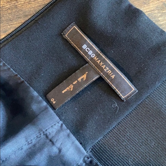 BCBGMAXAZARIA High Waisted Black Skirt, Size 4 - Picture 4 of 4